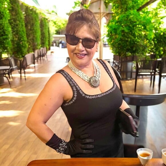 Vintage Rhinestone Pinwheel Brooch w/ Marquise-cut Rhinestones Art Deco Pin - Picture 6 of 6